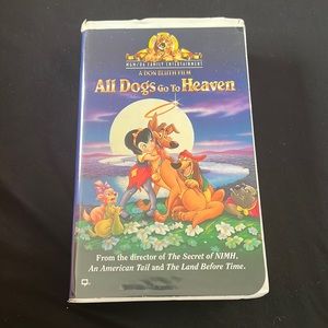 All Dogs Go To Heaven VHS